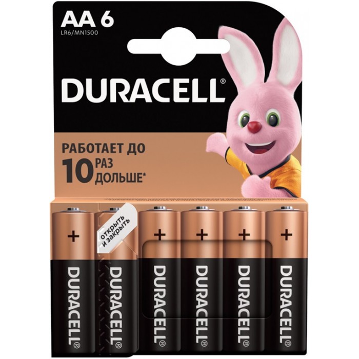  Duracell   Basic AA (LR06) 6 .