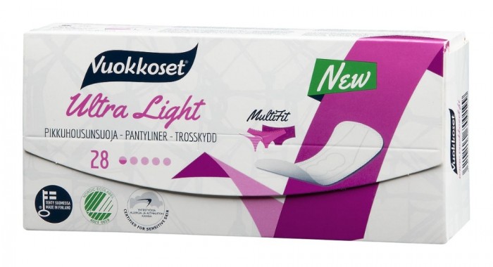  Vuokkoset   Ultra Light pantyliner 28 .