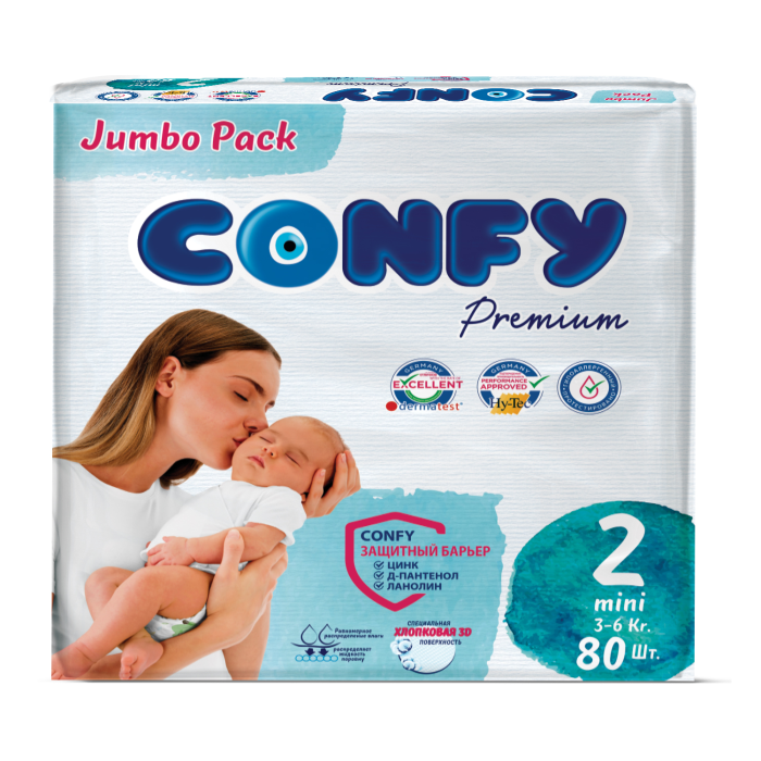  Confy   .2 (3-6 ) Jumbo 80 .