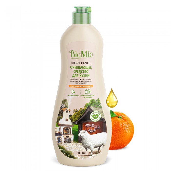  BioMio        BIO-KITCHEN CLEANER    , 500 