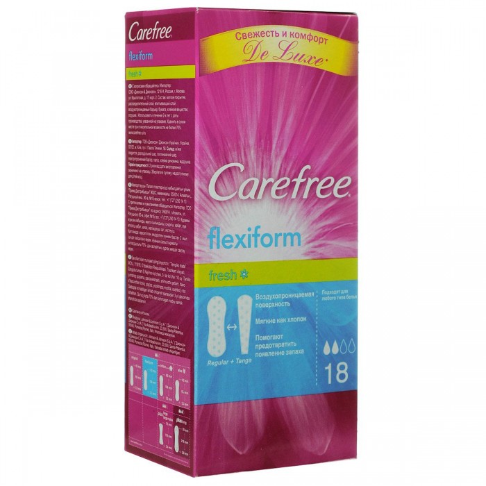  Carefree  FlexiForm Fresh  18 .