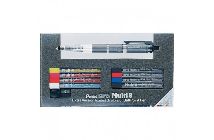  Pentel  Super Multi 8: -, 5    2 , 3  