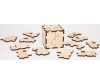  Eco Wood Art  Ewa Cube 3D puzzle - Eco Wood Art  - Ewa Cube 3D puzzle