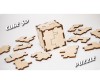  Eco Wood Art  Ewa Cube 3D puzzle - Eco Wood Art  - Ewa Cube 3D puzzle