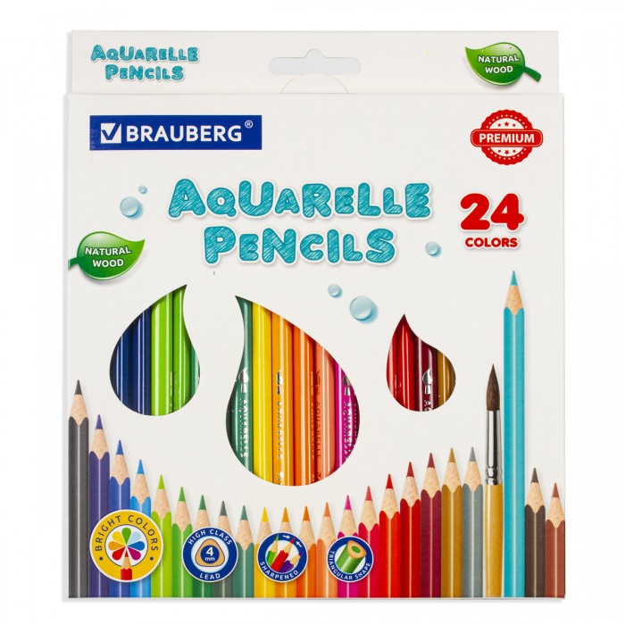  Brauberg    Premium Aquarelle 24 