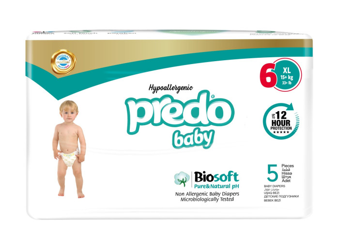  Predo Baby  6 Large Size (15+) 5 .