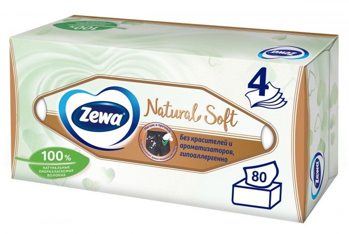  Zewa    Natural Soft  80 .