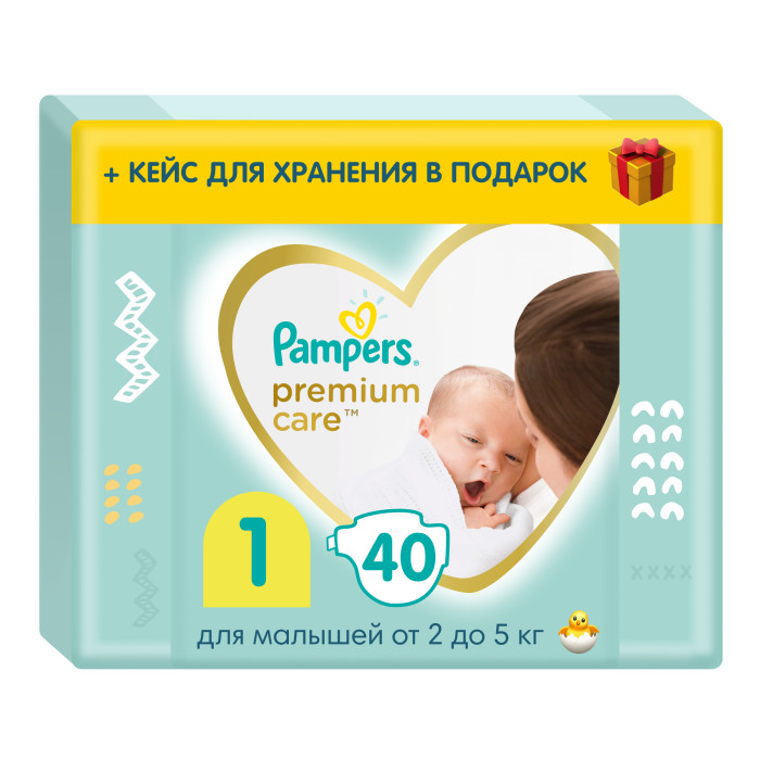  Pampers  Premium Care 1 (2-5 ) 20 + 20  +   