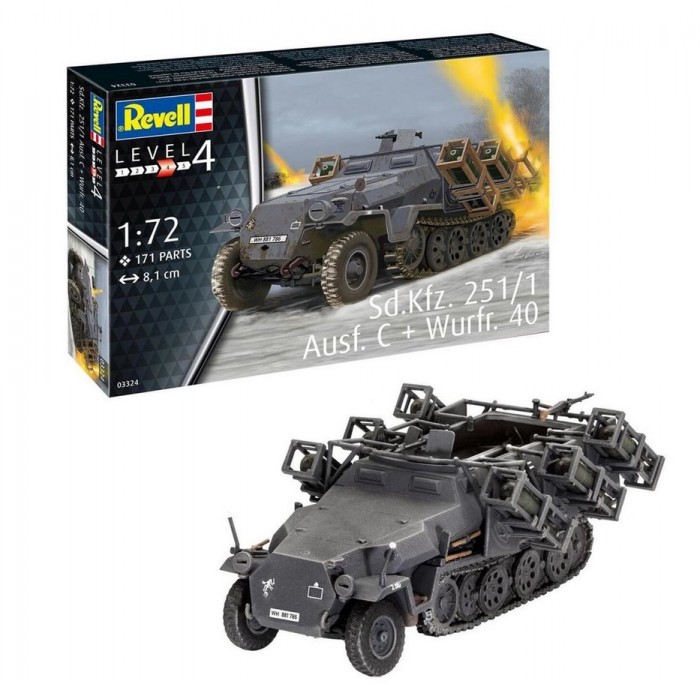  Revell     Sd.Kfz. 251/1 Ausf. C + Wurfr. 40