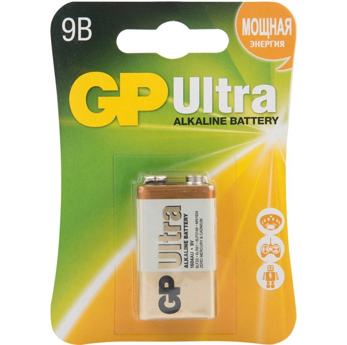  GP   Ultra MN1604 (6LR61)  9V