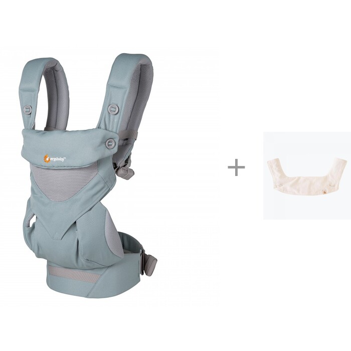 - ErgoBaby 360 Cool Air Mesh   360 Bib - Sea Mist