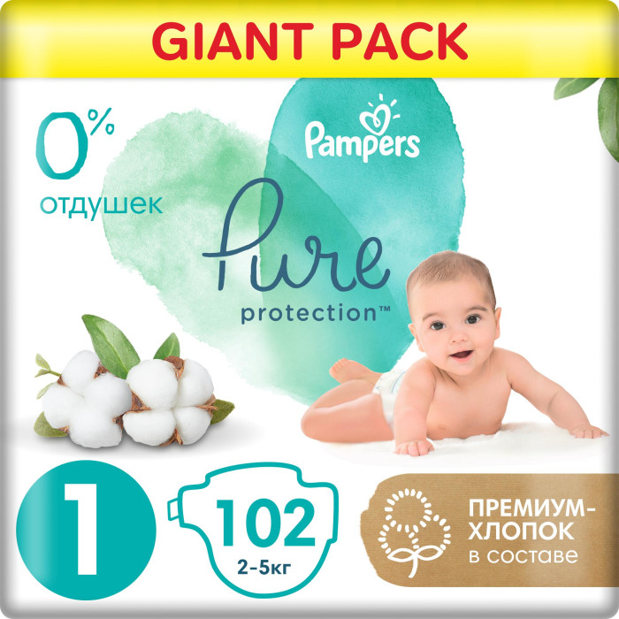  Pampers  Pure Protection .1 (2-5 ) 102 .