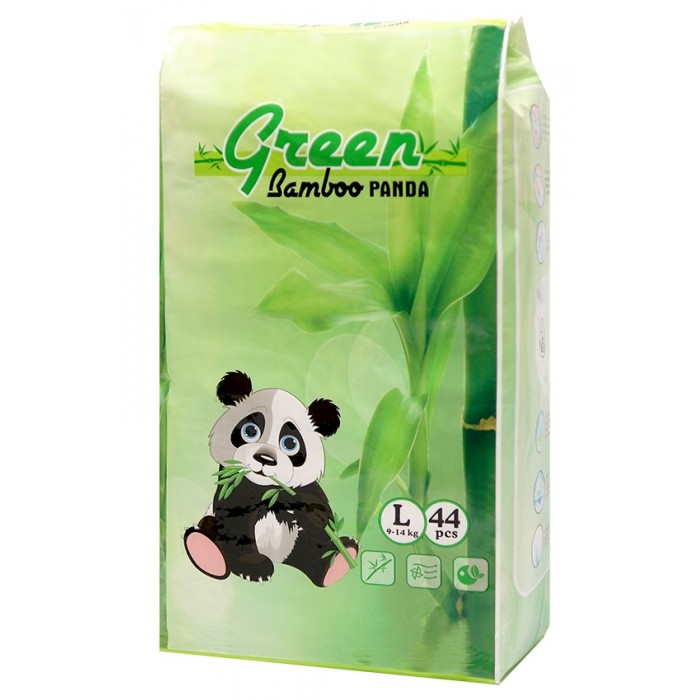  Green Bamboo Panda - L (9-14 ) 44 .