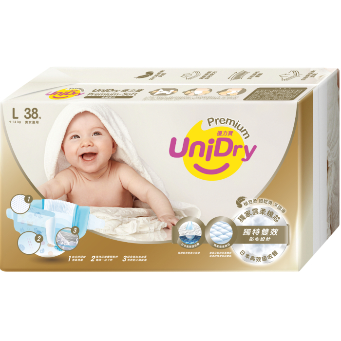  UniDry    Ultra Thin L (9-14 ) 38 .