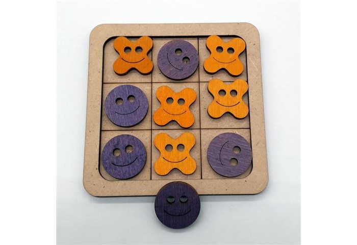 Деревянная игрушка Tau Toy Крестики-нолики Классика мини 9х9 см 6201411