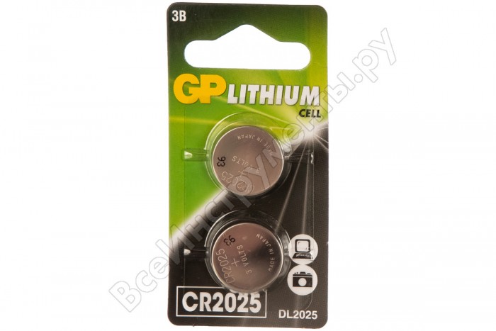  GP    Lithium (CR2025-7CR2) 2 .