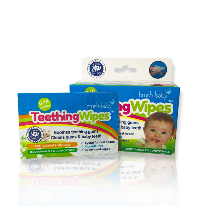  Brush-Baby          Dental Wipes 20 .