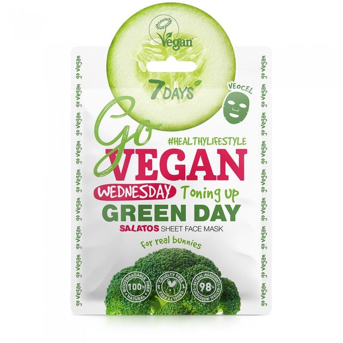  7Days Go Vegan  salad    Wednesday Green Day    25 