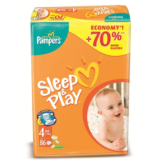  Pampers  Sleep & Play  .4 (7-18 ) 86 .