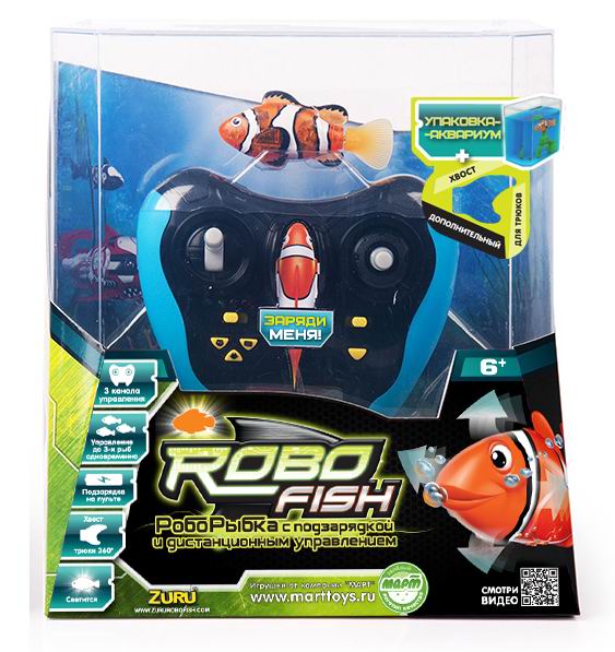 Интерактивная игрушка Robofish РобоРыбка радиоуправляемая — фото 1