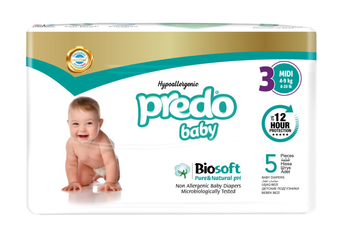  Predo Baby  3 Midi Size (4-9 ) 5 .