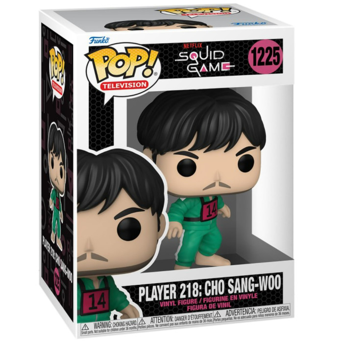  Funko  pop! tv Squid Game Player 218 Cho Sang-Woo