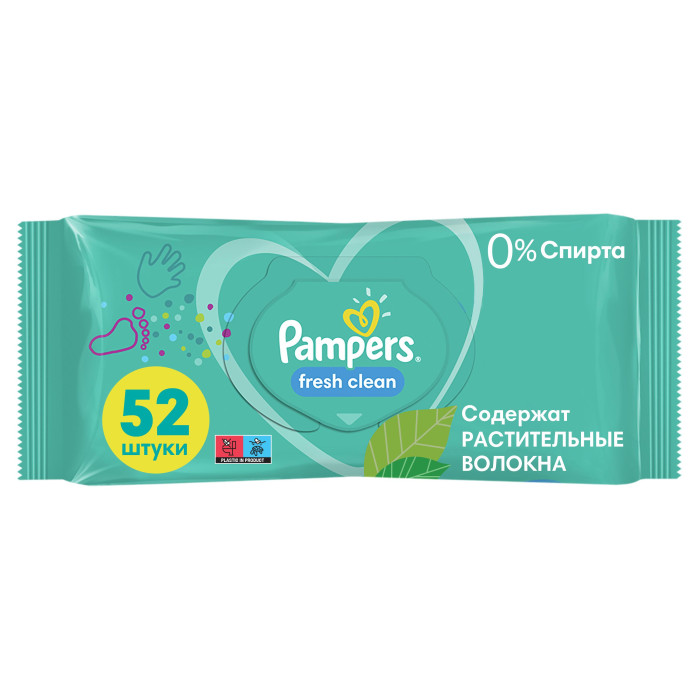  Pampers     Fresh Clean 52 .