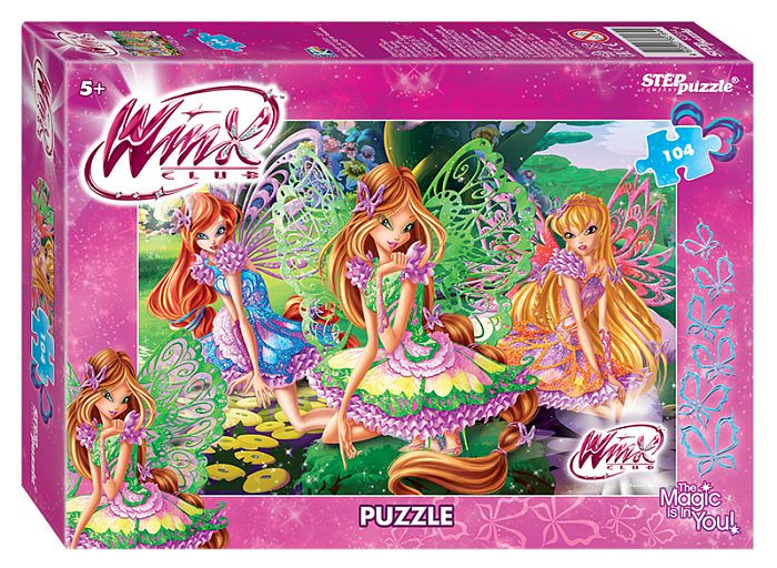  Step Puzzle  Winx - 2 Rainbow 104 