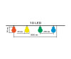  Gauss Solar      10 LED     - Gauss Solar      10 LED    