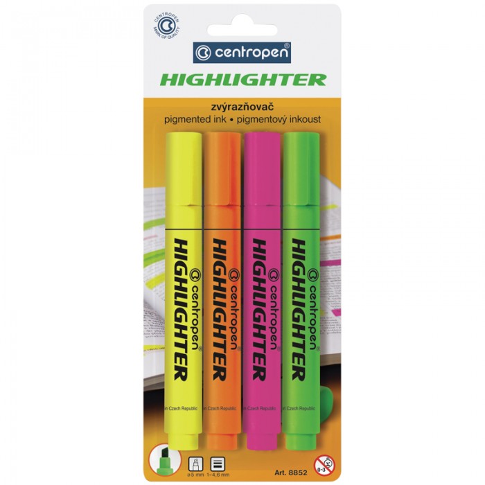  Centropen   Textil Marker 1-5  4 