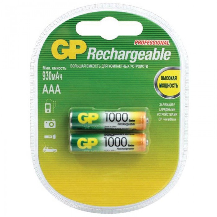  GP  AAA (HR03) 1000mAh 2 .