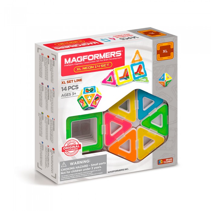  Magformers  XL Neon 14 set (14 )