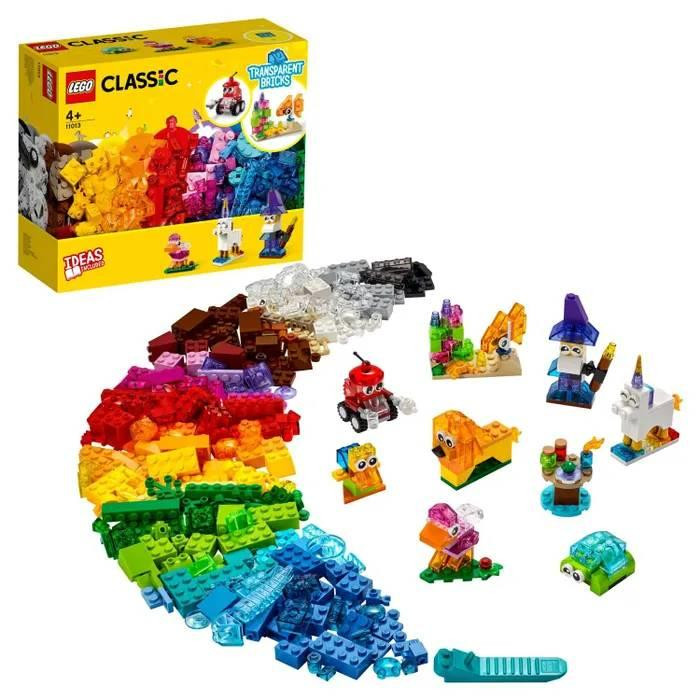  Lego Classic Creative Transparent Bricks (500 )