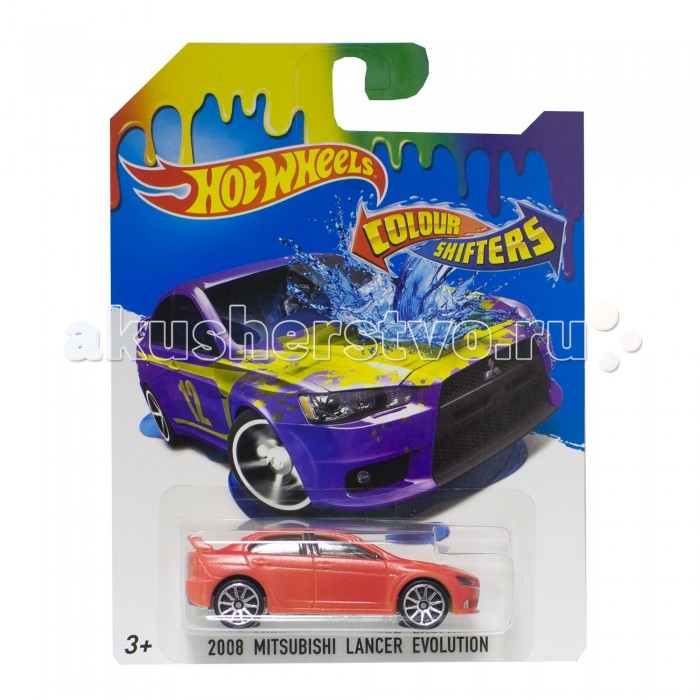  Hot Wheels    Color Shifters Mitsubishi Lancer Evolution