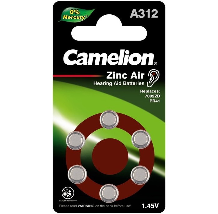  Camelion     Mercury Free ZA312 BL-6