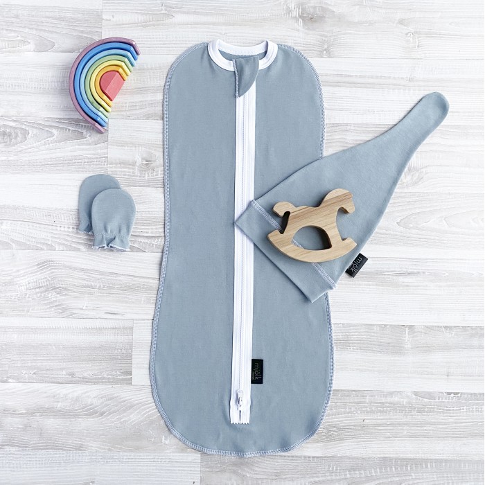  Mjolk  Baby blue set