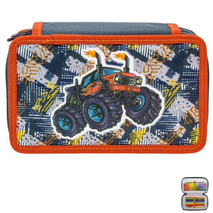  Tiger Enterprise    osmic collection Flaming tractor   19x11x5 