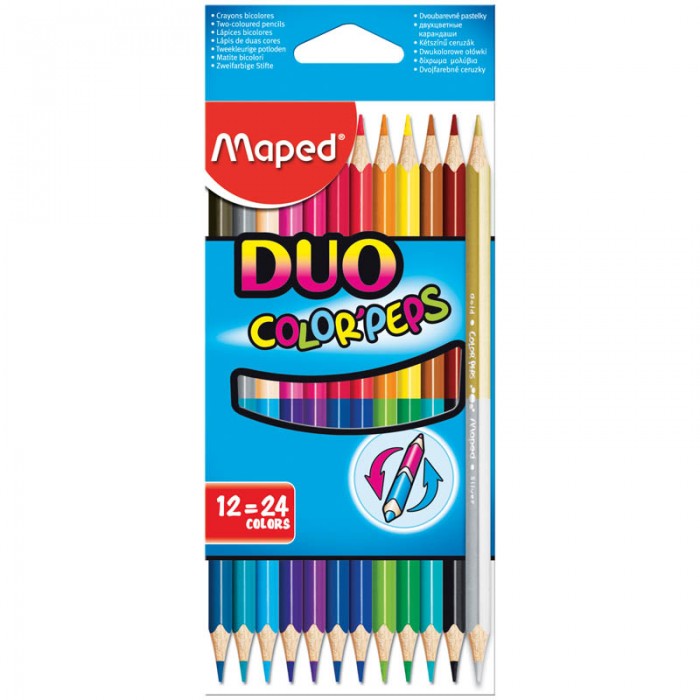  Maped  Color Peps Duo  24  12 .