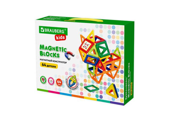  Brauberg  Big Magnetic Blocks-64 (64 )