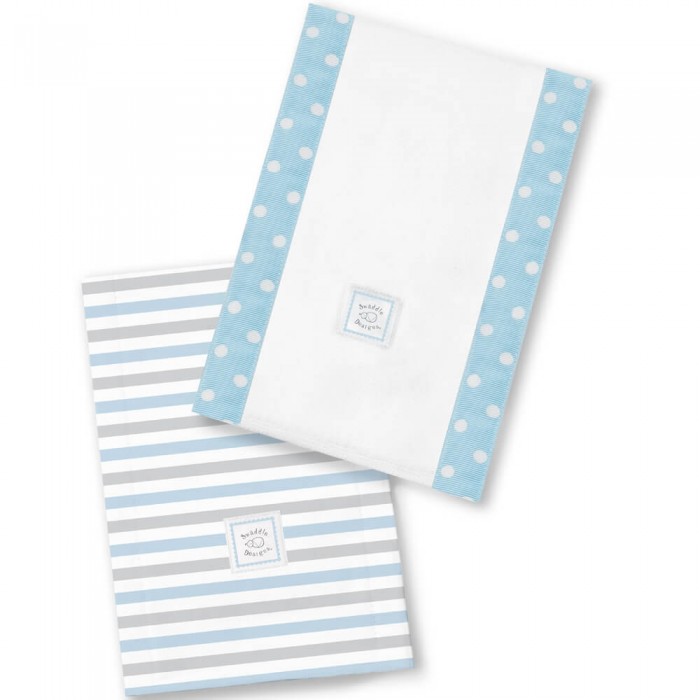  SwaddleDesigns  Baby Burpie Simple Stripes