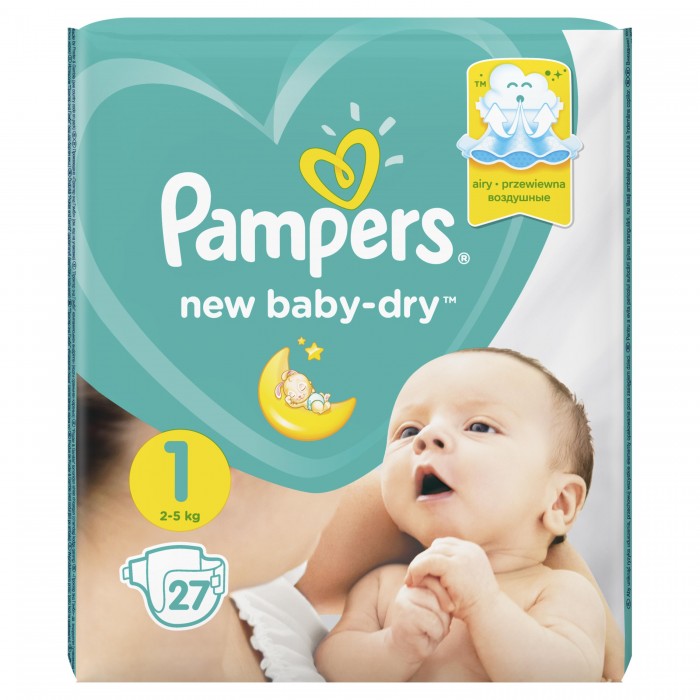  Pampers  New Baby Newborn .1 (2-5 ) 27 .