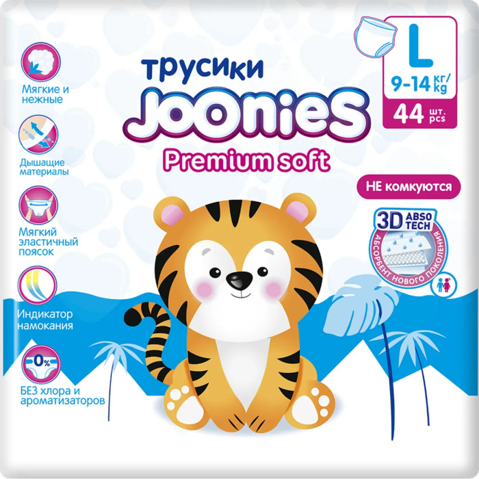  Joonies Premium Soft - L (9-14 ) 44 .