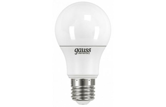  Gauss  Elementary LED A60 7W E27 520lm 2700K