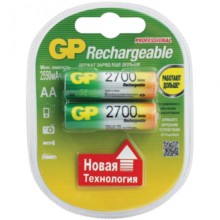  GP  AA (HR06) 2700mAh 2 .