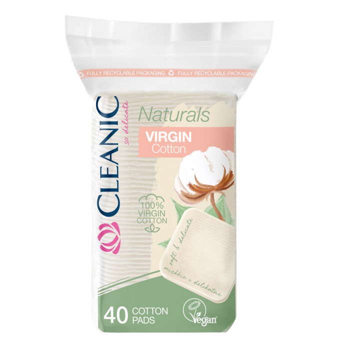  Cleanic   Naturals Virgin Cotton  40 .