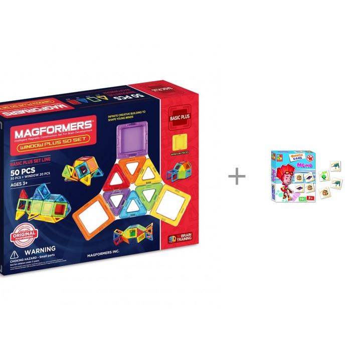  Magformers Window Plus 50 Set    Vladi Toys  