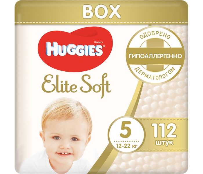  Huggies  Elite Soft 5 (12-22 ) 112 .