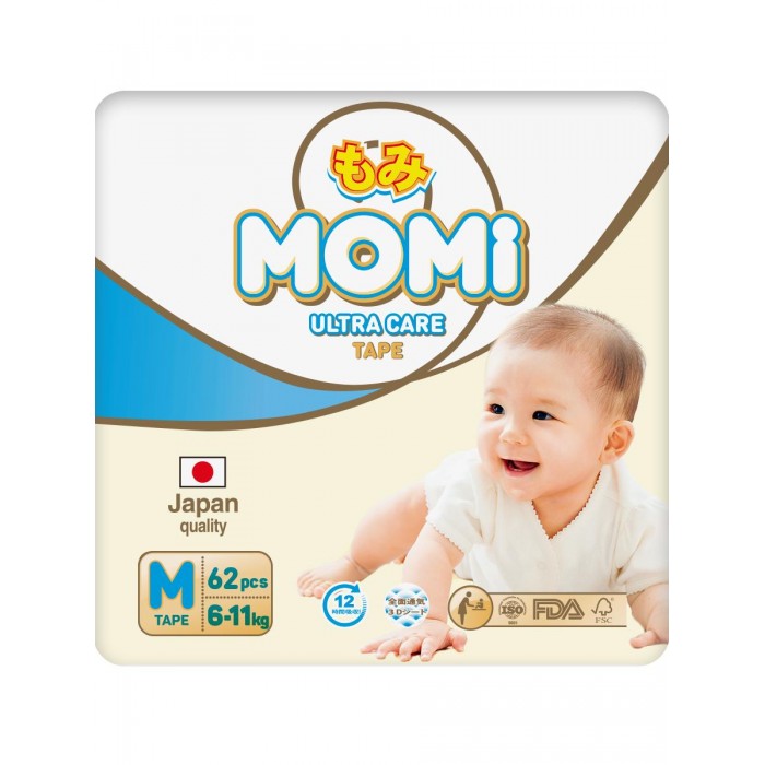  Momi  Ultra Care M (6-11 ) 62 .