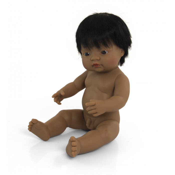  Miniland  Baby Doll latinoamerican boy Polybag 38 