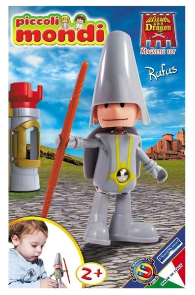  Plastwood Piccoli Mondi Wizard & Dragon Rufus
